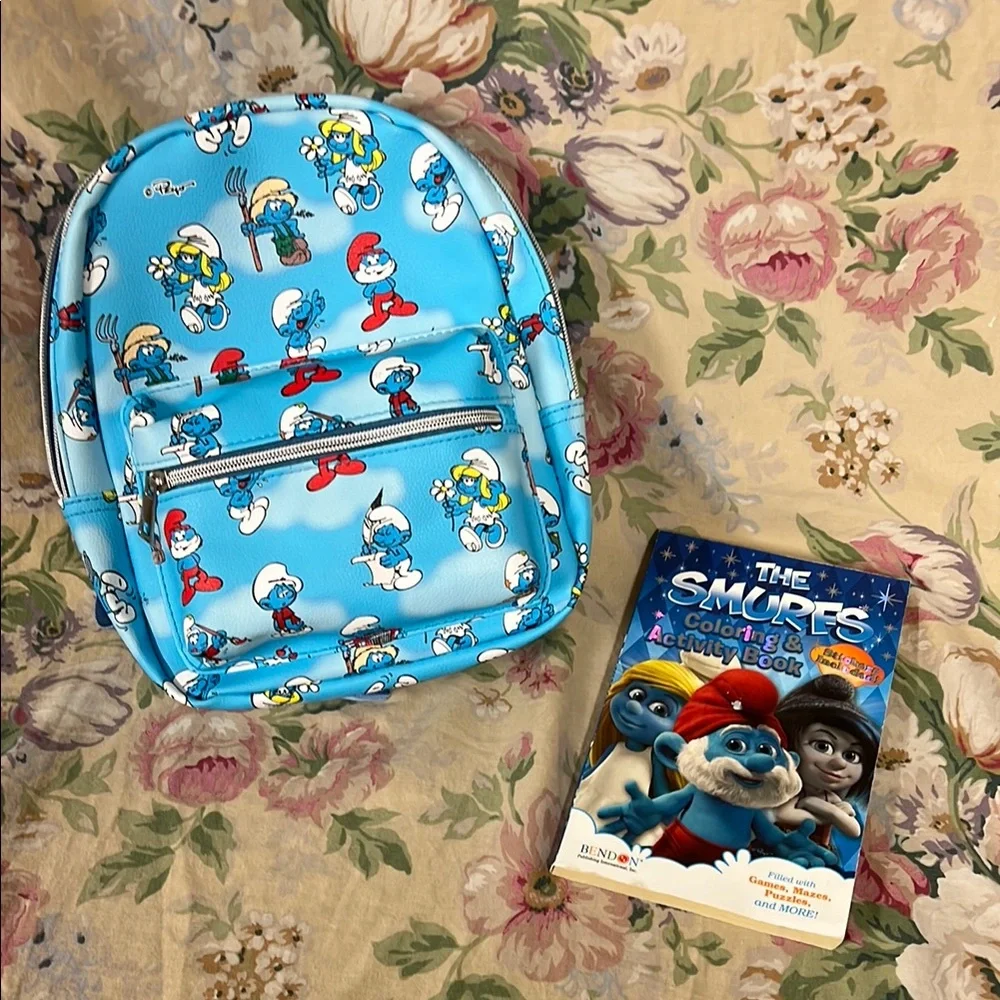 Smurfs Blue Backpack